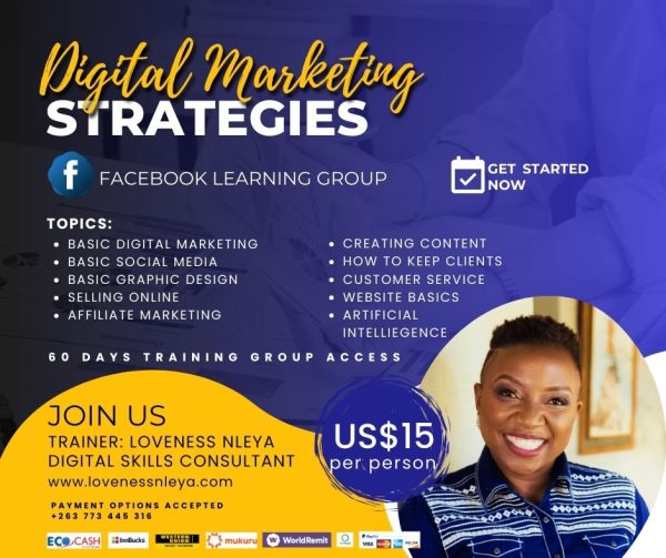 Digital Marketing Strategies for Growth (Facebook Group Training)