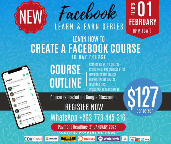 Facebook Course Creator Training